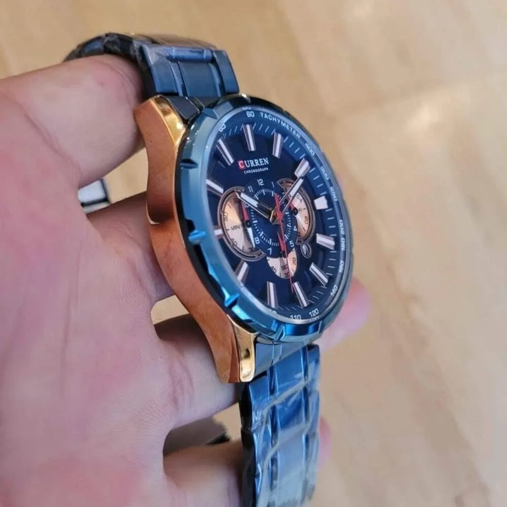 CURREN Stylish‎ Chronograph Stainless Steel Watch for Men